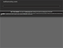 Tablet Screenshot of nathancoley.com